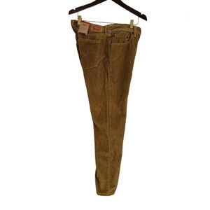 NWT Levi's Levi Strauss Brown Corduroy Pants Size 30 x 30